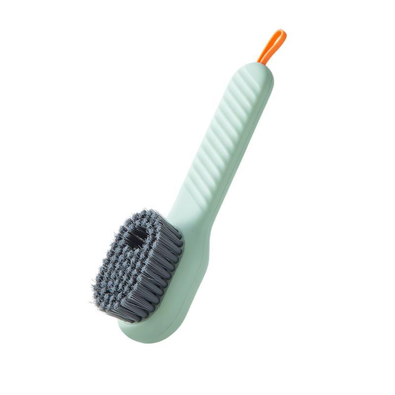 Automatic Liquid Discharge Shoe Brush Green